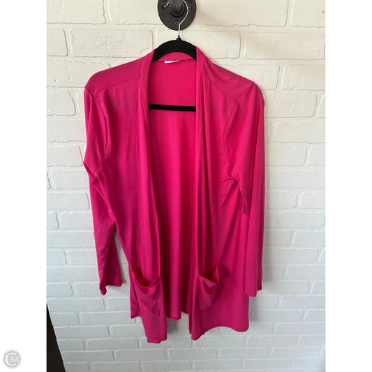Cardigan By Zenana Outfitters In Pink, Size: Xl