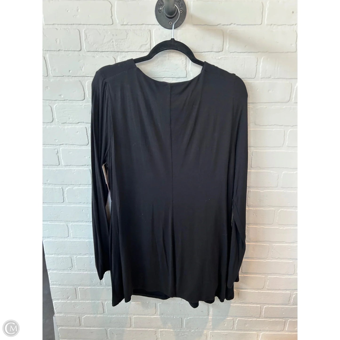 Top Long Sleeve By Lysse In Black, Size: Xl