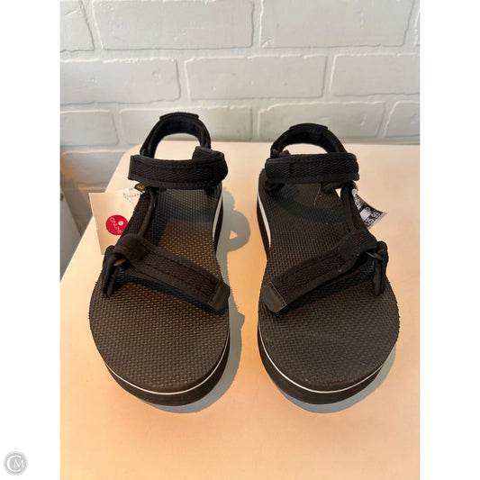 Sandals Flats By Teva In Black, Size: 8