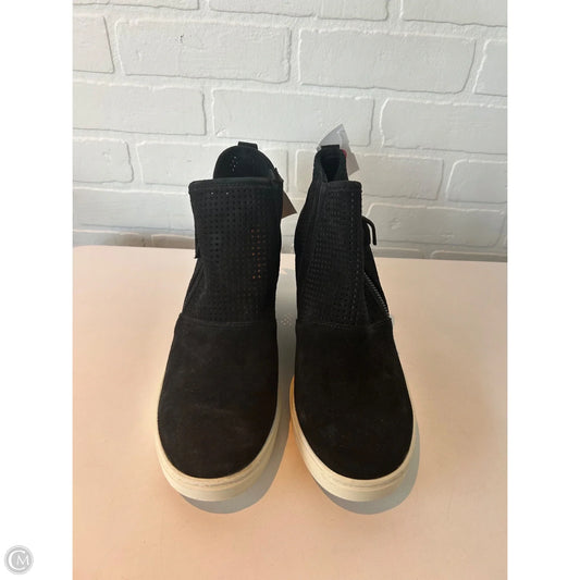 Shoes Heels Wedge By Sofft In Black, Size: 9.5