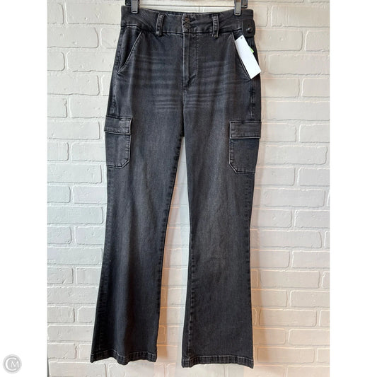Jeans Wide Leg By Paige In Black, Size: 4