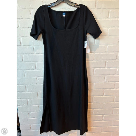 Dress Casual Midi By Old Navy In Black, Size: Mp