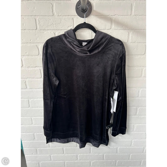 Tunic Long Sleeve By Chicos In Black, Size: M