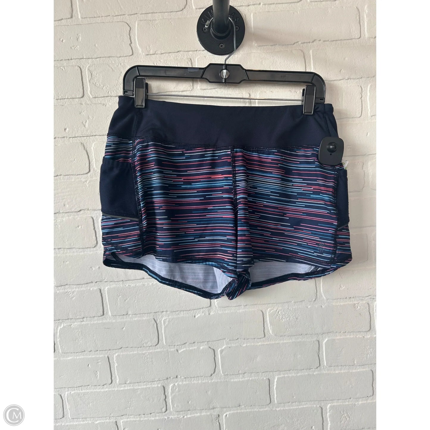 Athletic Shorts By Athleta In Blue & Pink, Size: 4