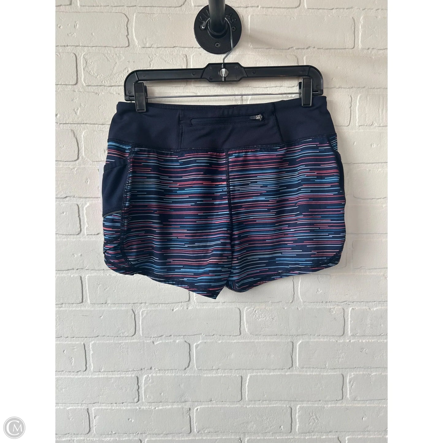 Athletic Shorts By Athleta In Blue & Pink, Size: 4