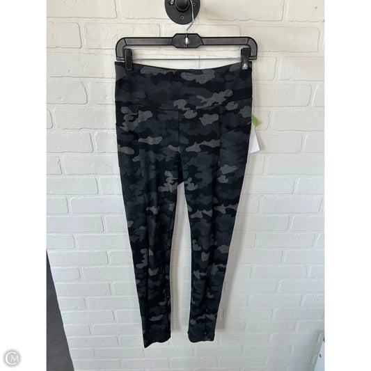 Athletic Leggings By Cabi In Black & Grey, Size: 4