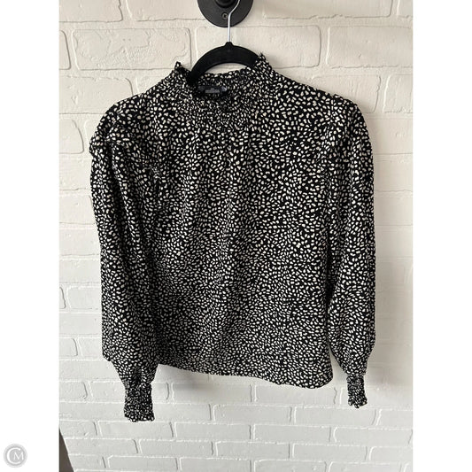 Top Long Sleeve By Sanctuary In Black & Cream, Size: Xs