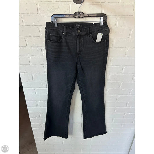 Jeans Boot Cut By Ann Taylor In Black Denim, Size: M