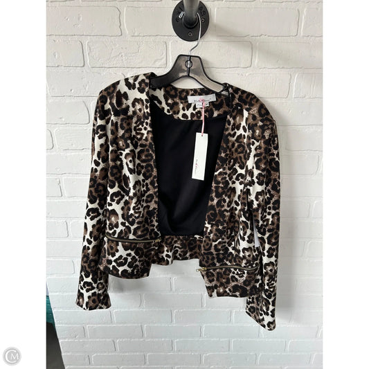 Blazer By Cmc In Animal Print, Size: L