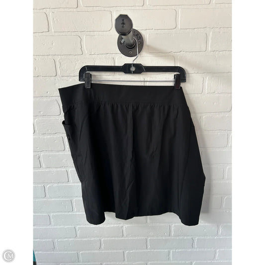 Athletic Skort By Rbx In Black, Size: 20