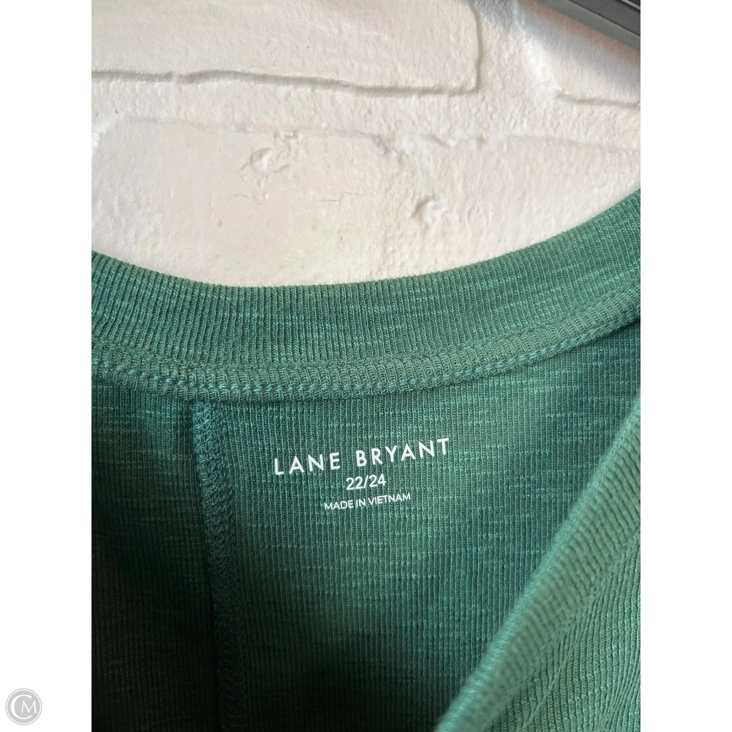 Top Sleeveless By Lane Bryant In Green, Size: 3x