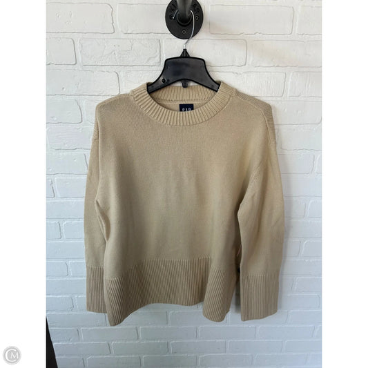 Sweater By Gap In Tan, Size: M