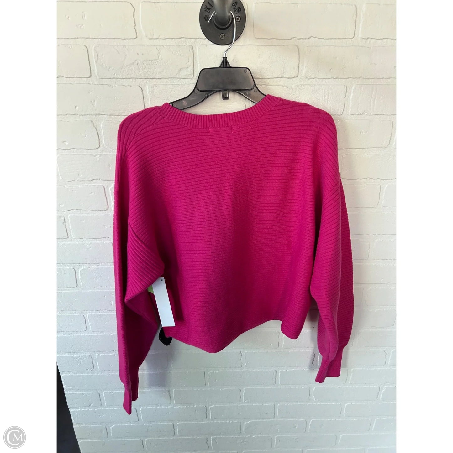 Sweater By Good American In Pink, Size: M