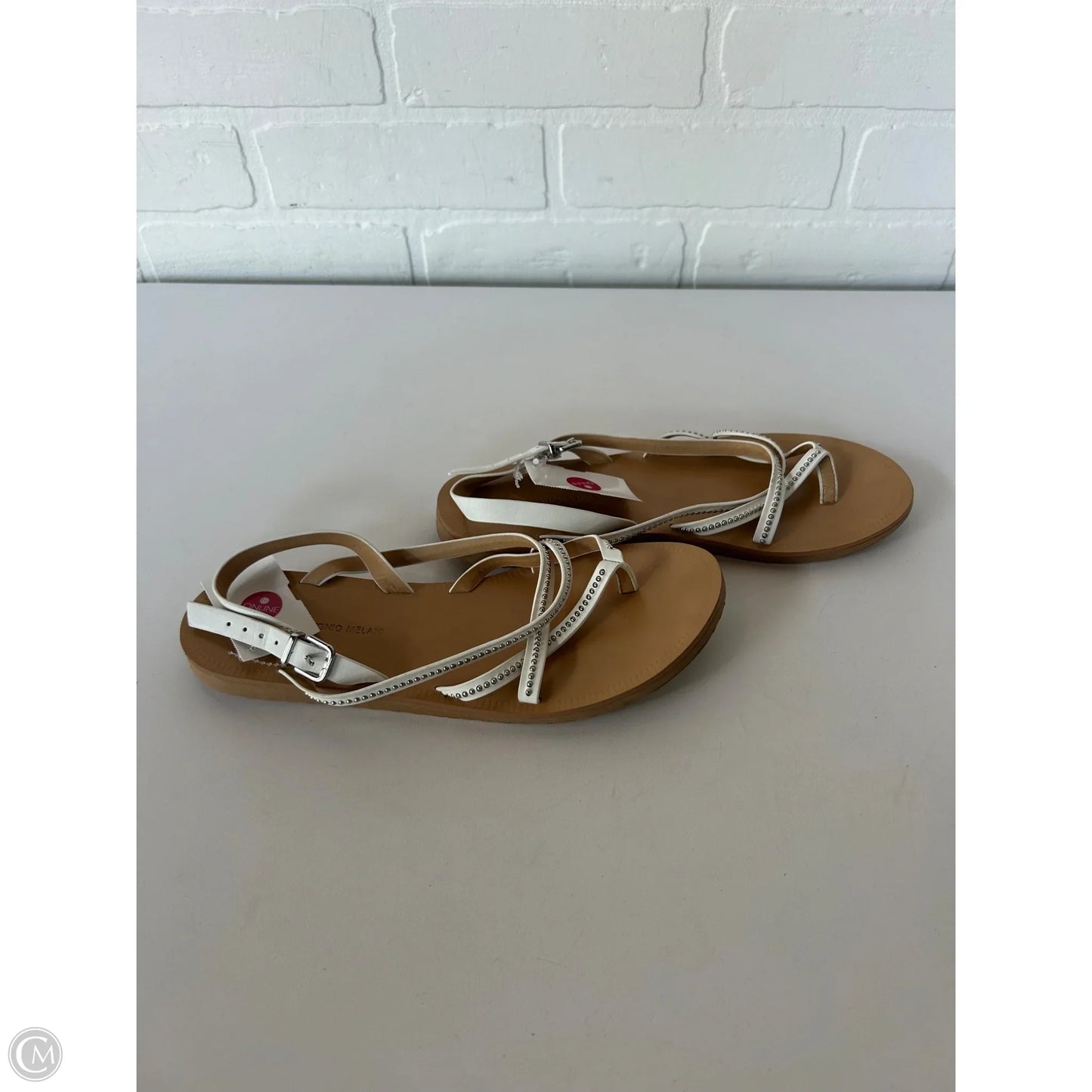 Sandals Flats By Antonio Melani In White, Size: 7.5