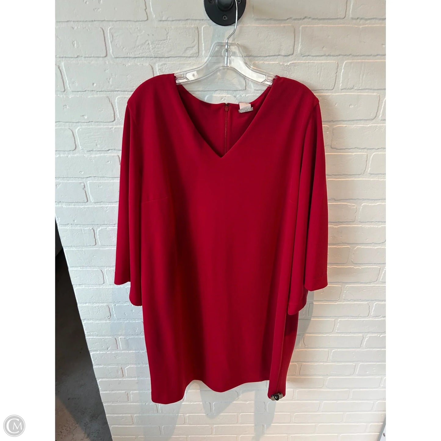 Dress Work By Chicos In Red, Size: Xxl