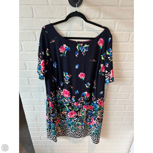 Dress Casual Midi By Eliza J In Black, Size: 2x