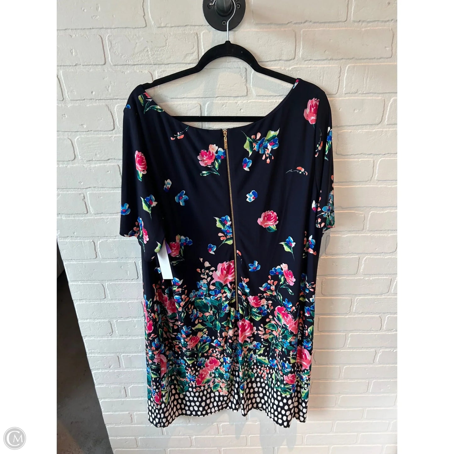 Dress Casual Midi By Eliza J In Black, Size: 2x