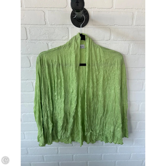 Cardigan By Clothes Mentor In Green, Size: Xl