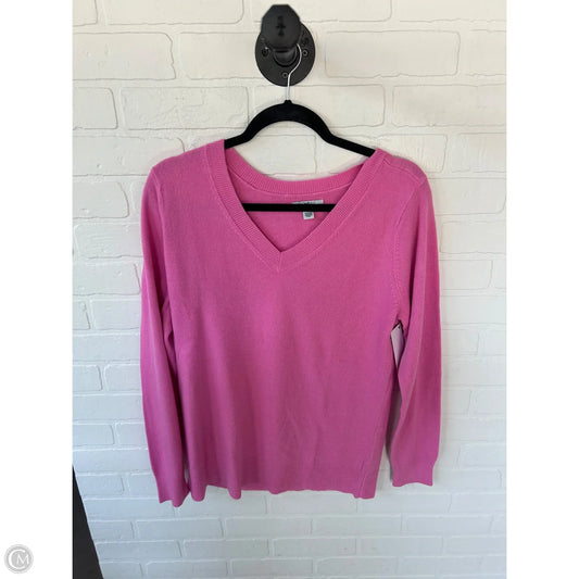 Sweater By Croft And Barrow In Pink, Size: M