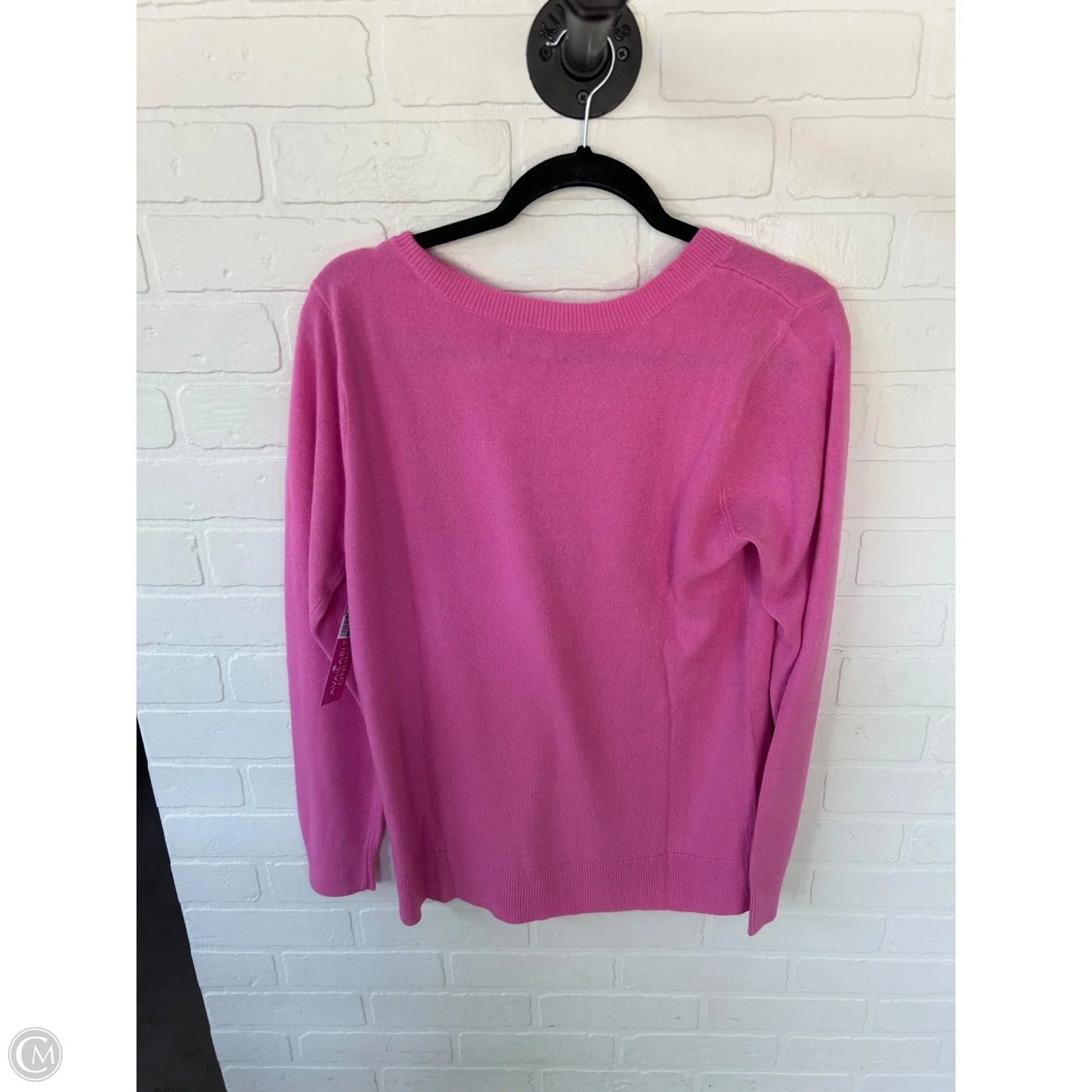 Sweater By Croft And Barrow In Pink, Size: M