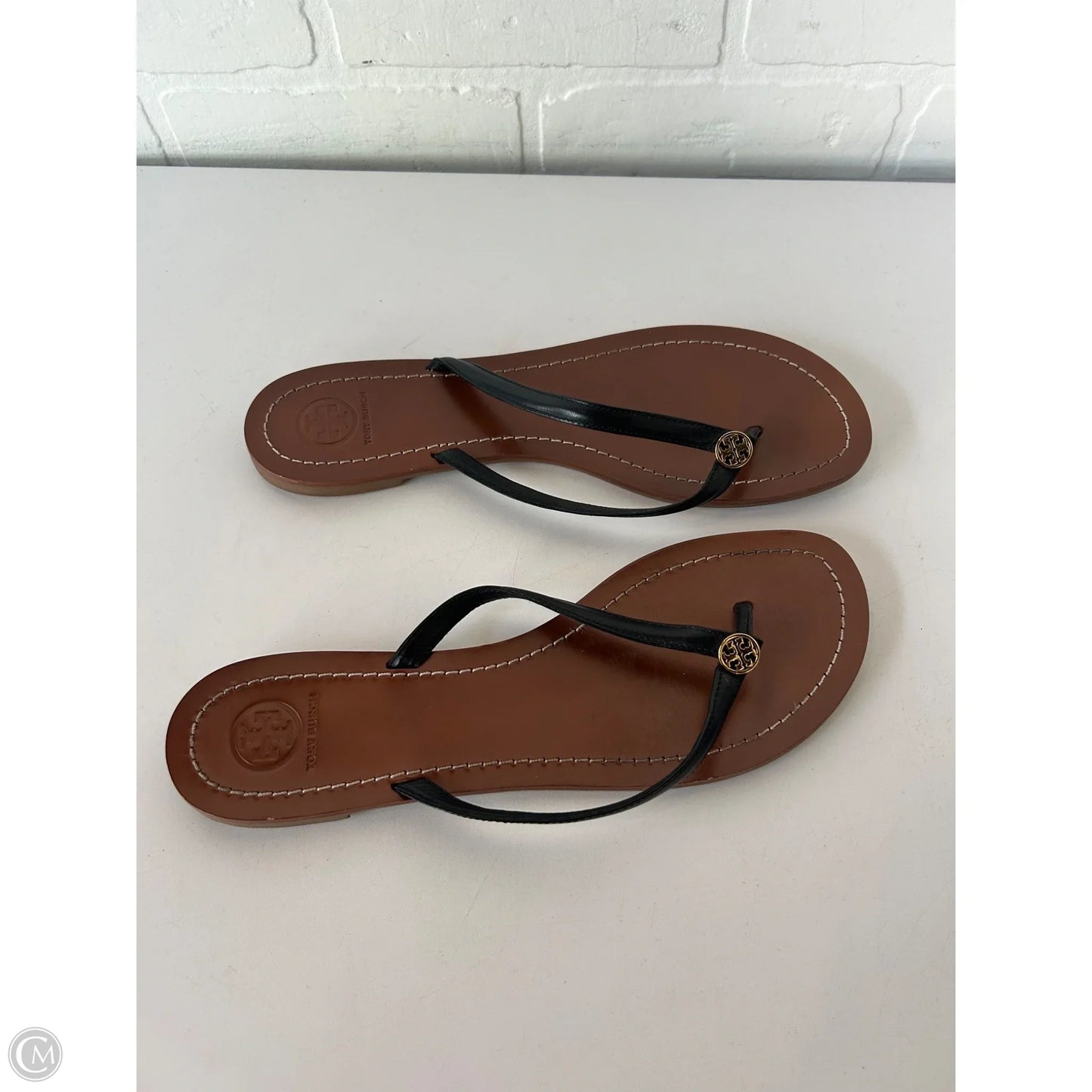 Sandals Designer By Tory Burch In Black, Size: 10
