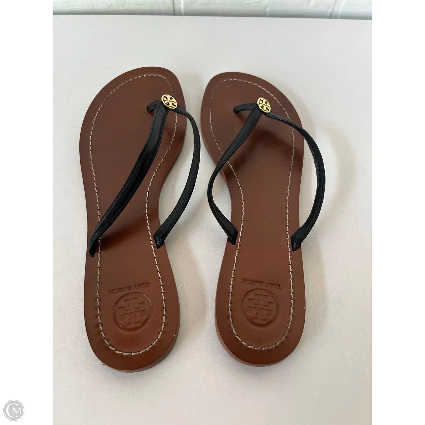 Sandals Designer By Tory Burch In Black, Size: 10