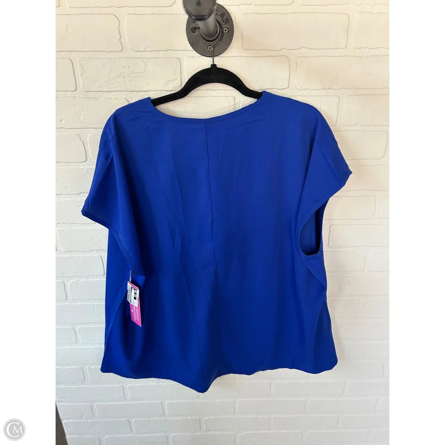 Top Short Sleeve By Clothes Mentor In Blue, Size: 2x