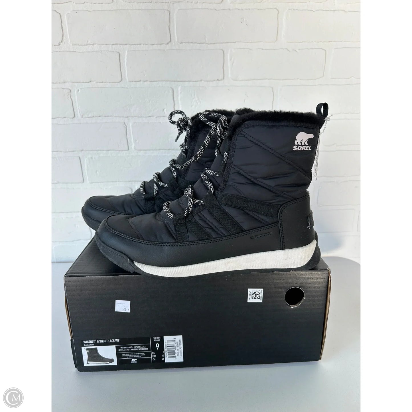 Boots Snow By Sorel In Black, Size: 9