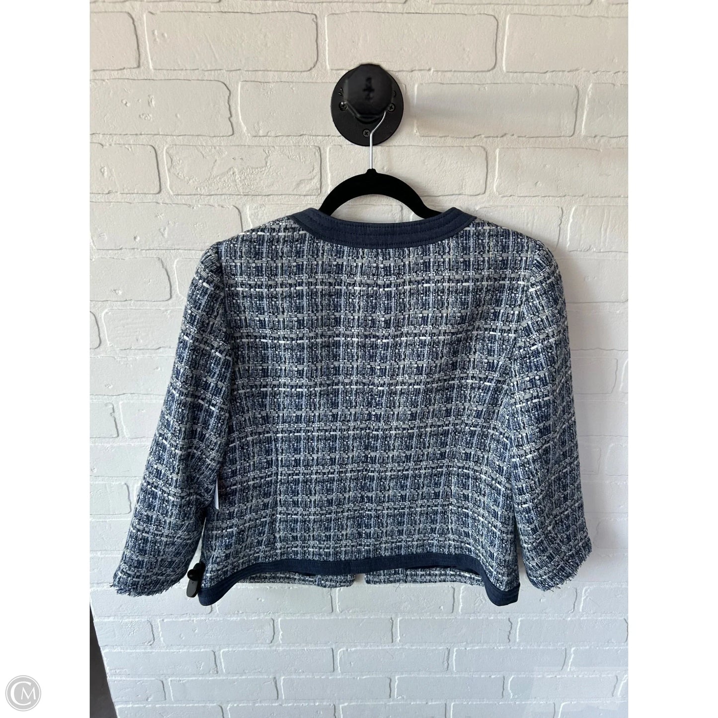 Blazer By Talbots In Blue & White, Size: 10p