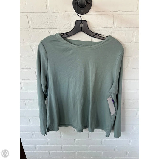 Top Long Sleeve Basic By J. Jill In Green, Size: Lp