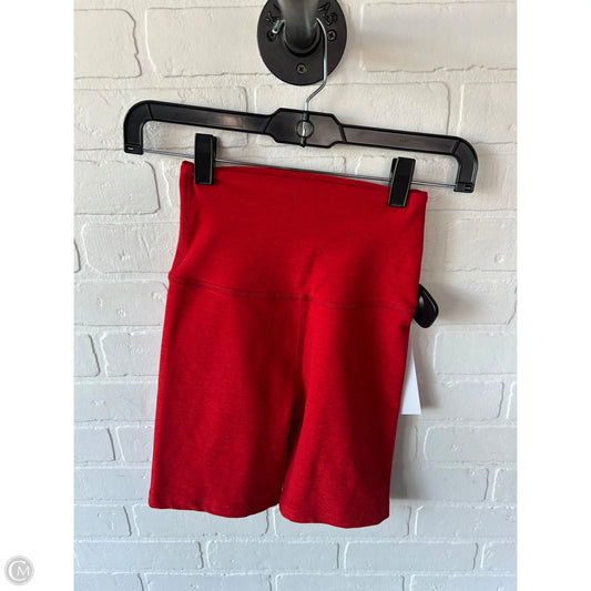 Athletic Shorts By Beyond Yoga In Red, Size: 0