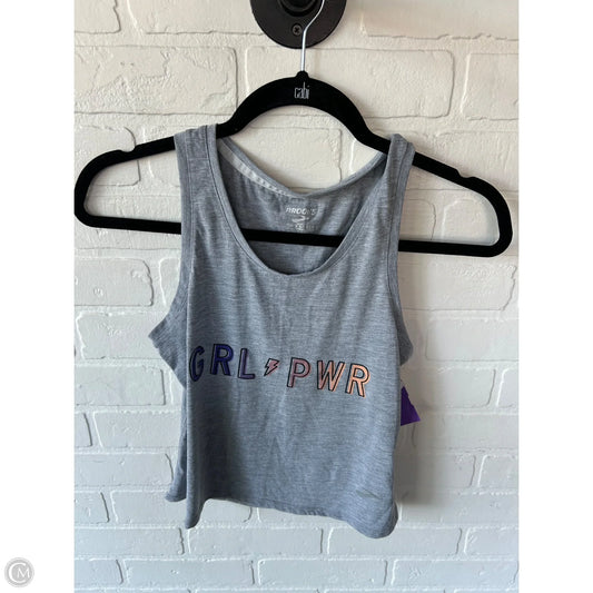 Athletic Tank Top By Brooks In Grey, Size: Xs