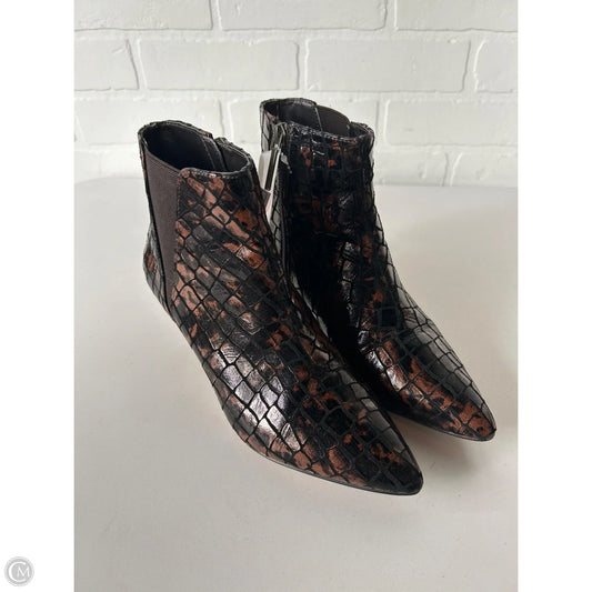 Boots Ankle Heels By Donald Pliner In Brown, Size: 7.5