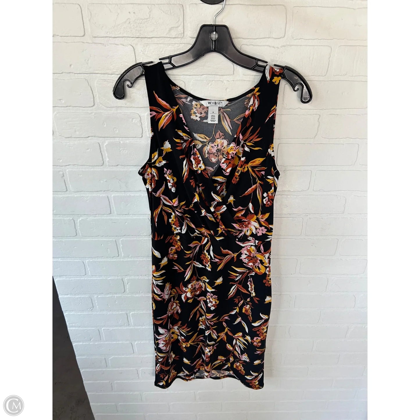 Dress Casual Midi By White House Black Market In Black, Size: M