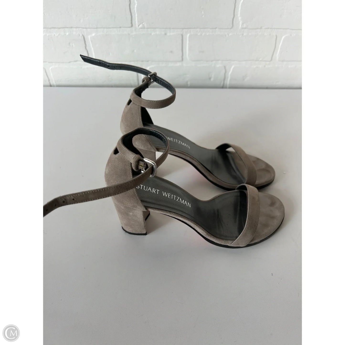 Sandals Designer By Stuart Weitzman In Tan, Size: 6.5