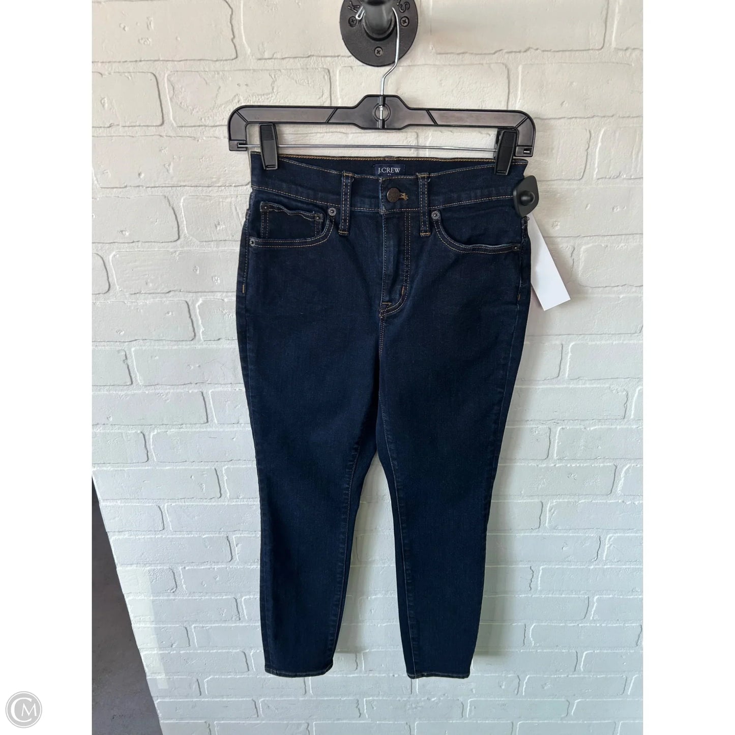 Jeans Skinny By J. Crew In Blue Denim, Size: 2p
