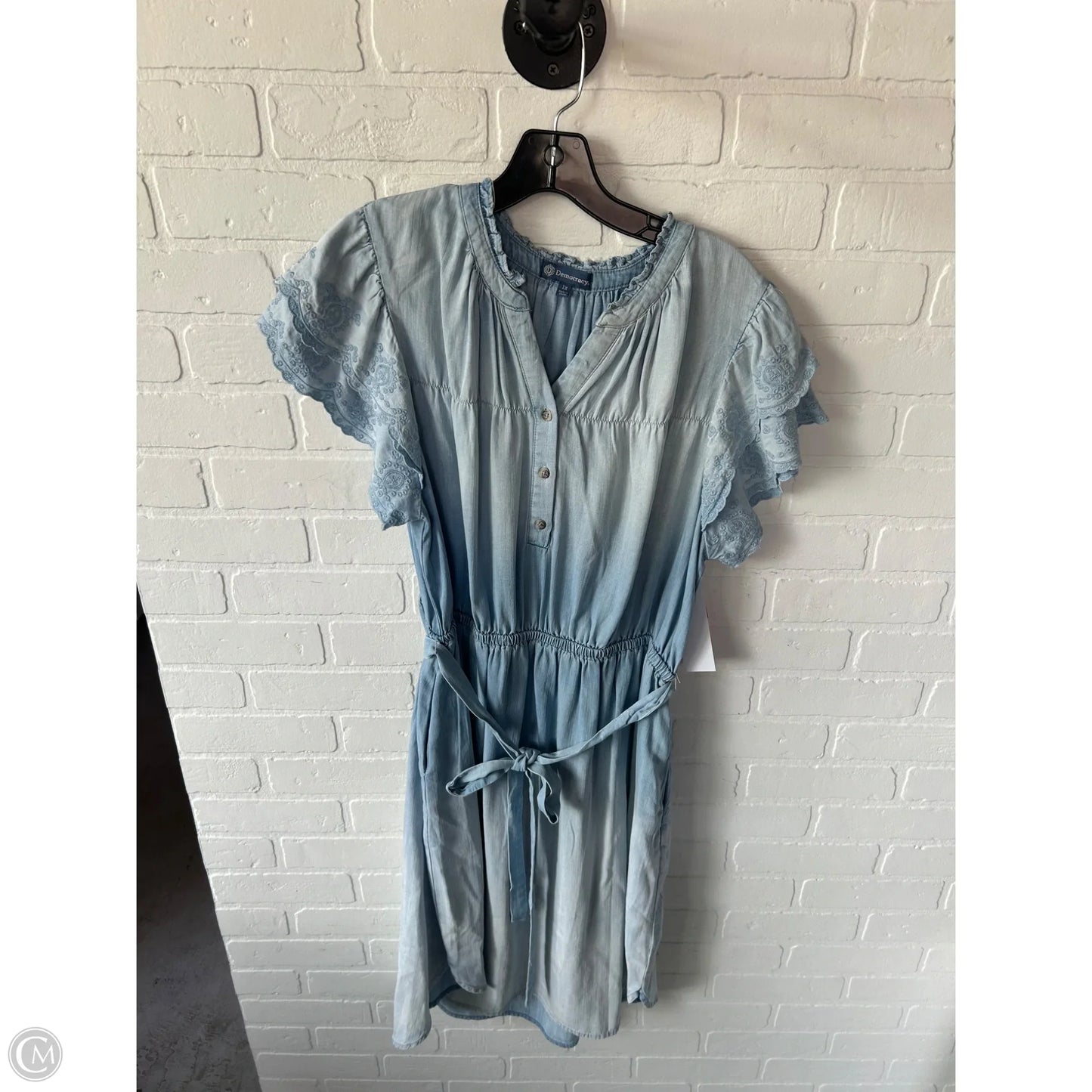 Dress Casual Midi By Democracy In Blue Denim, Size: 1x