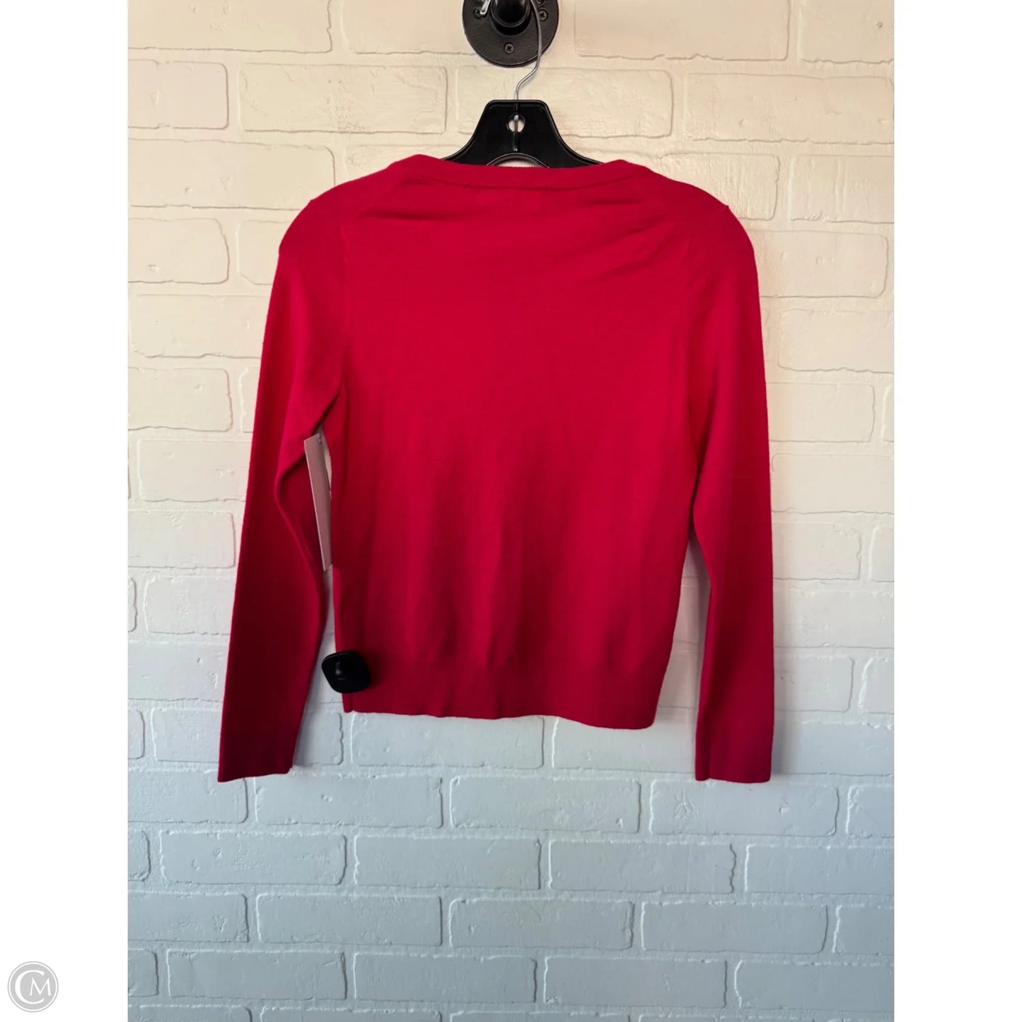 Sweater Cardigan By Banana Republic In Red, Size: Xsp