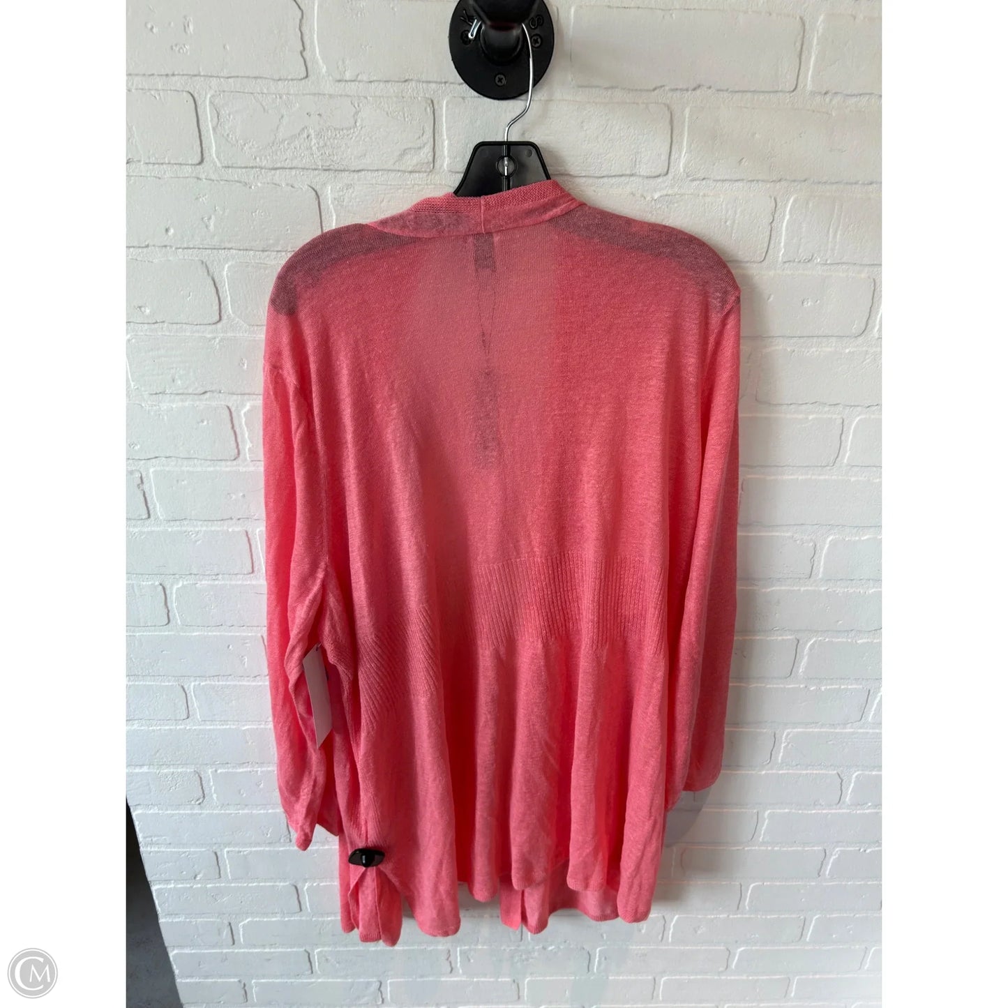 Sweater Cardigan By Nic + Zoe In Orange, Size: 3x