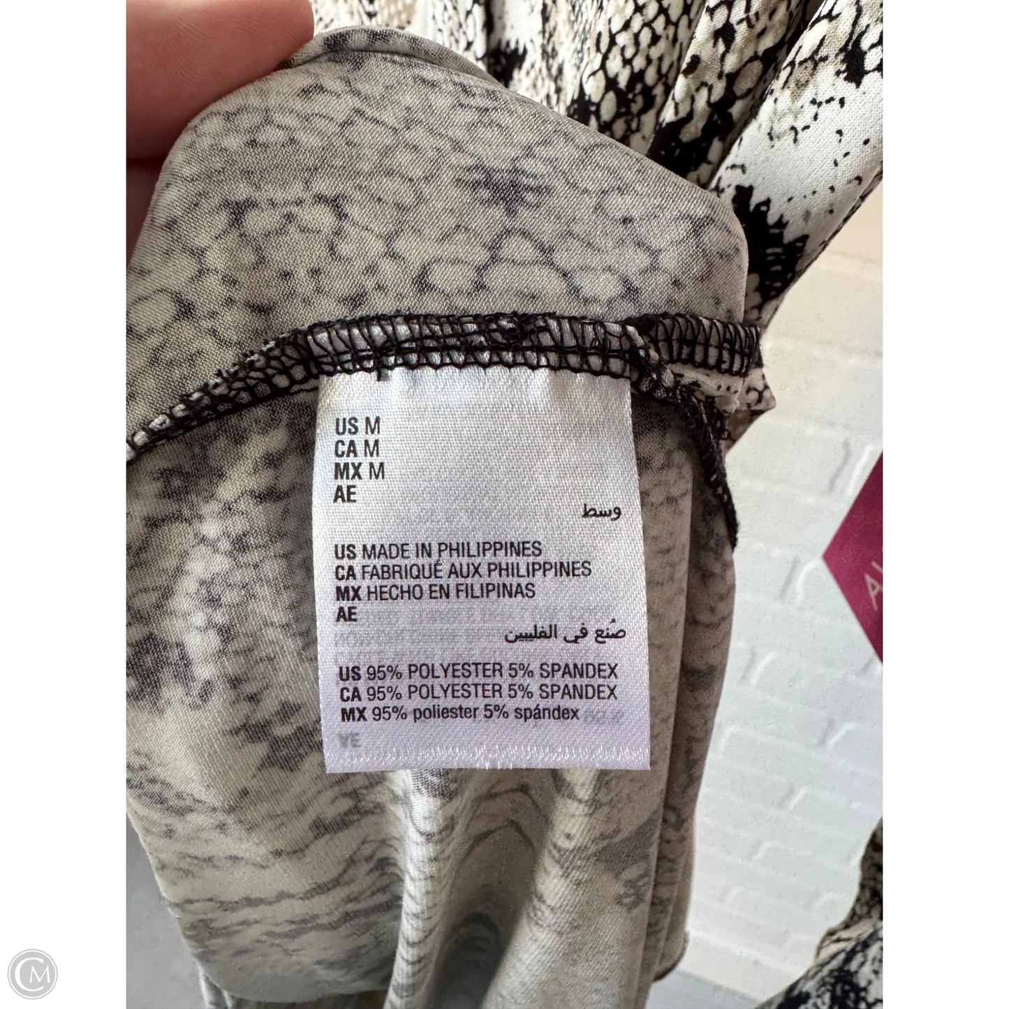 Dress Casual Midi By Inc In Black & White, Size: M