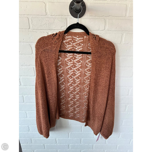 Sweater Cardigan By Akemi And Kin In Brown, Size: Osfm