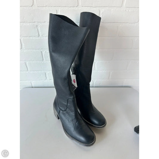 Boots Leather By Free People In Grey, Size: 7