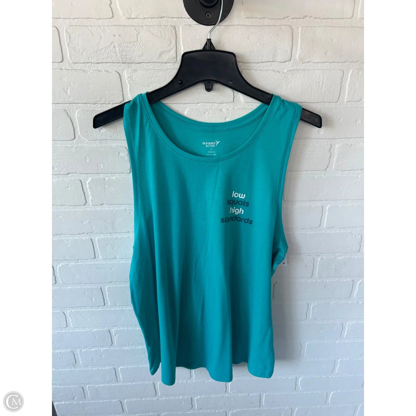 Athletic Tank Top By Old Navy In Blue, Size: Xl