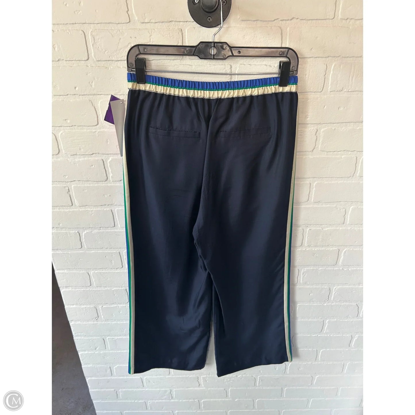 Pants Cropped By Elevenses In Navy, Size: 4