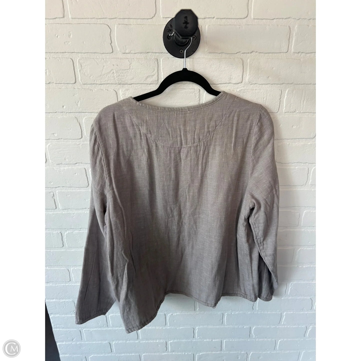 Blazer By Tahari By Arthur Levine In Tan, Size: L