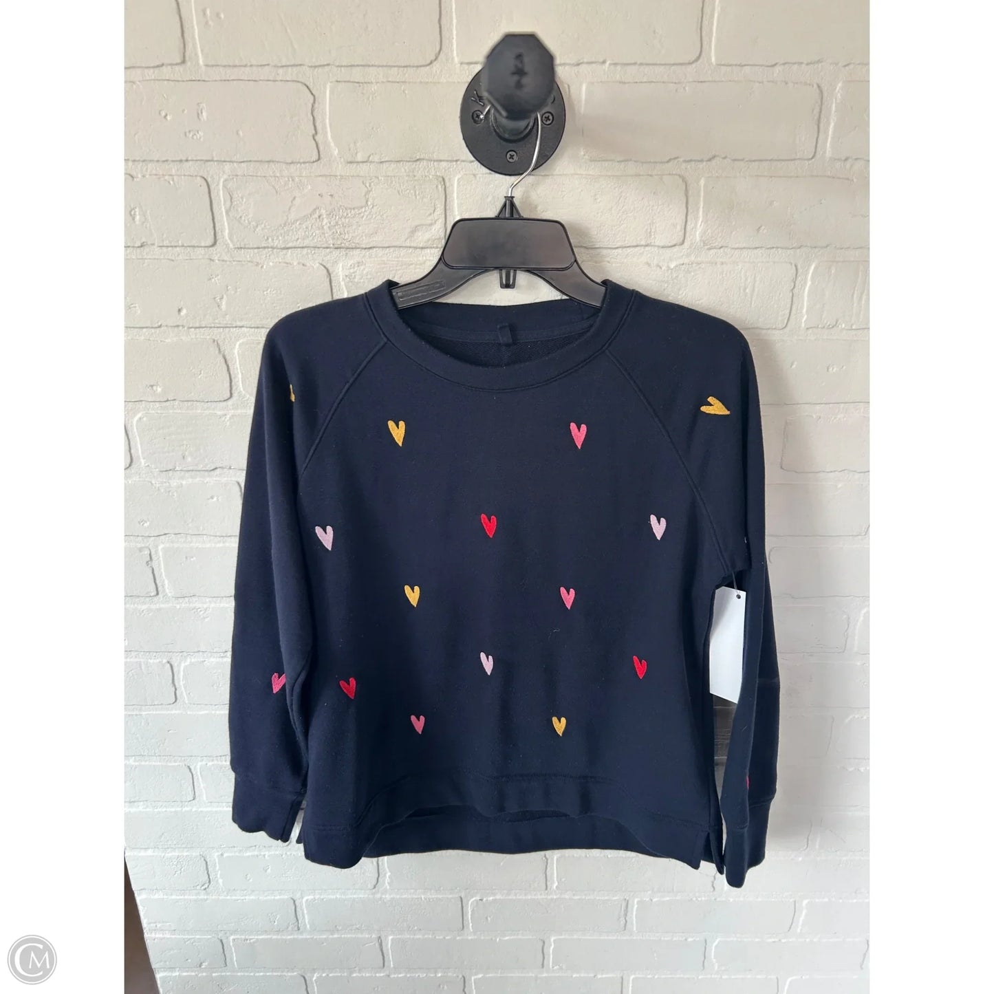 Sweatshirt Crewneck By Lou And Grey In Navy, Size: Xs