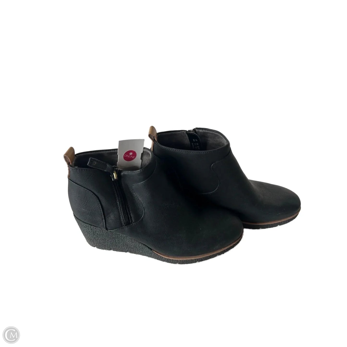 Boots Ankle Heels By Dr Scholls In Black, Size: 8