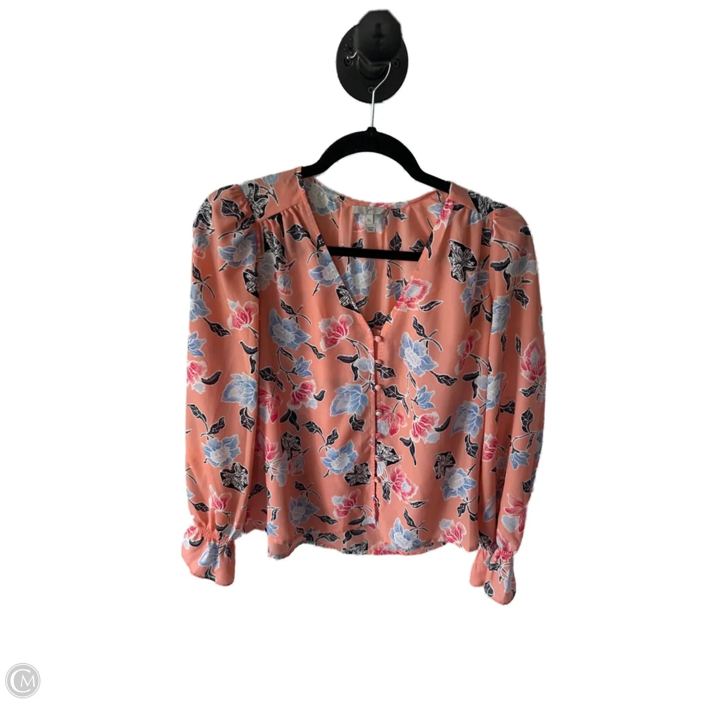 Top Long Sleeve By Joie In Orange, Size: Xs