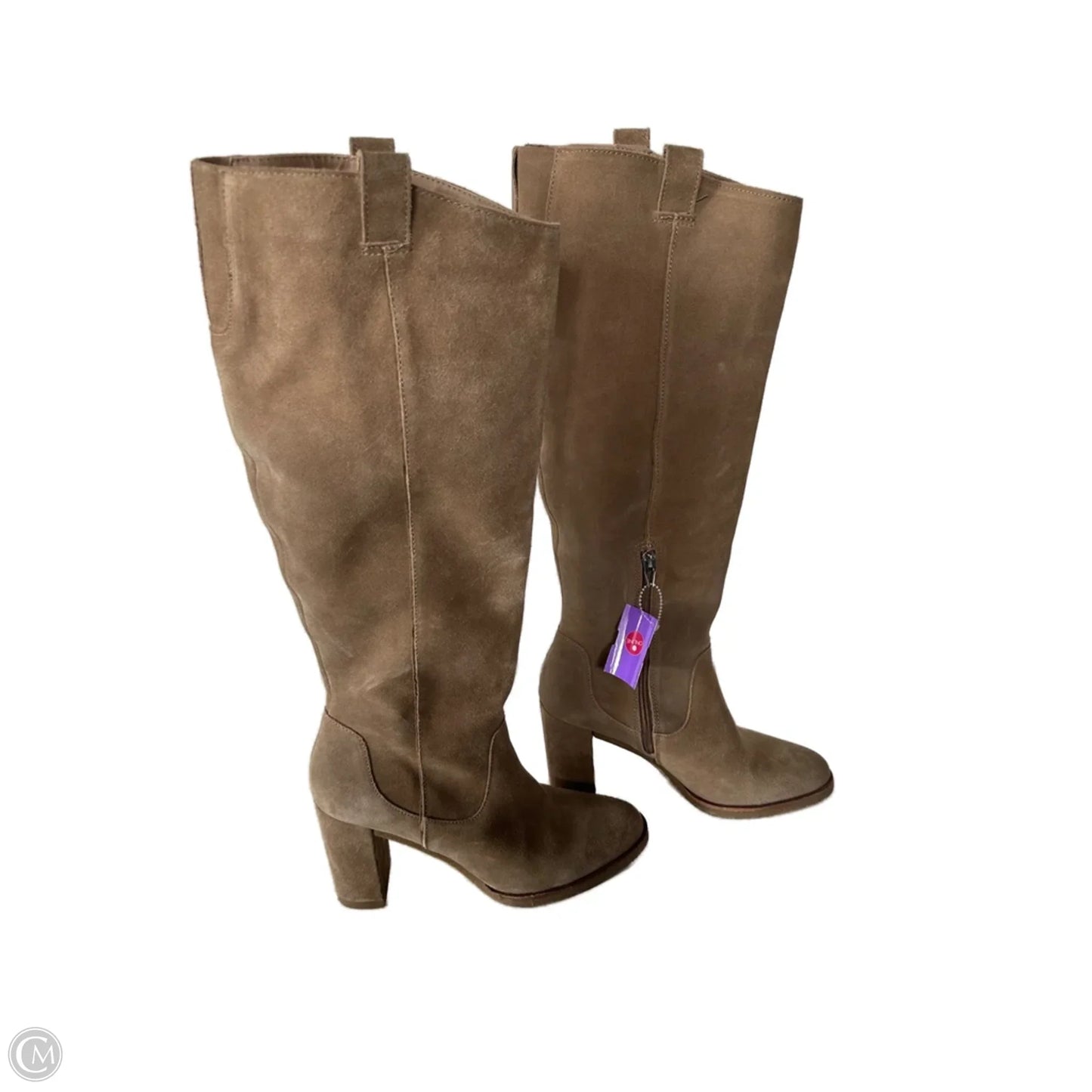 Boots Knee Heels By Dolce Vita In Tan, Size: 10