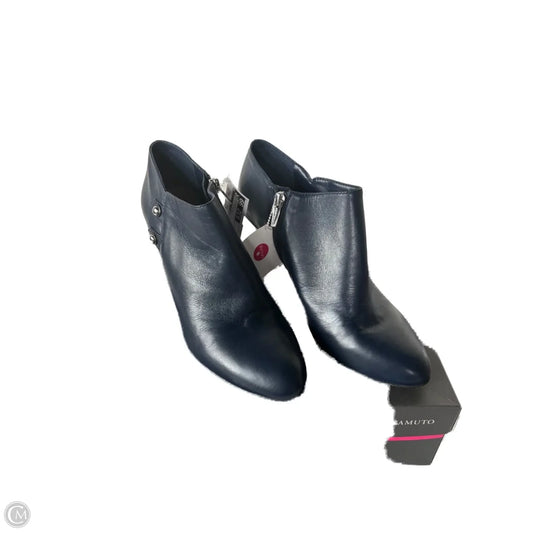 Boots Ankle Heels By Vince Camuto In Blue, Size: 10